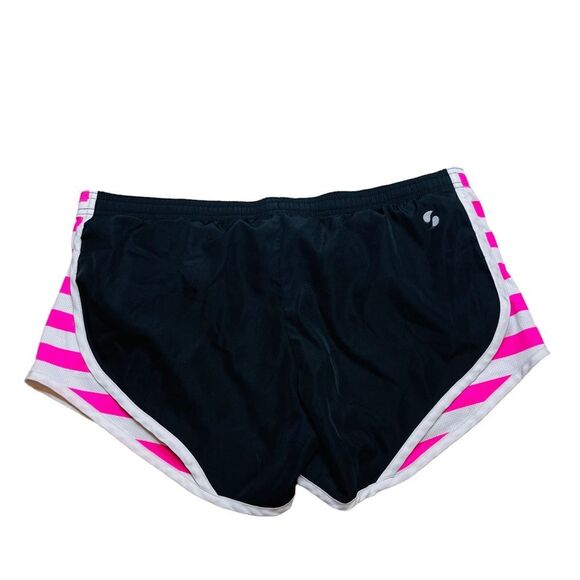 10/$25🦋 Soffe Black, White & Pink Striped Athletic Shorts - Size Small - Picture 4 of 13